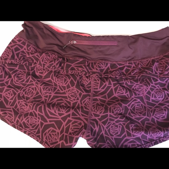 Lululemon Speed Short 4-way Stretch 2.5" Posey Red - Picture 4 of 6